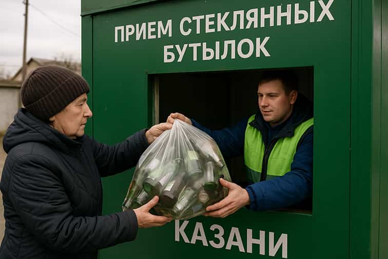 прием стеклотары на переработку в казани