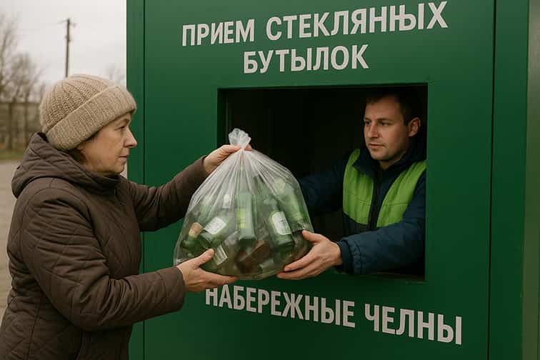 прием стеклотары в челнах