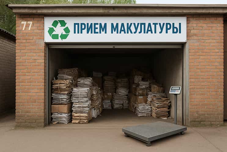 пункт приема макулатуры